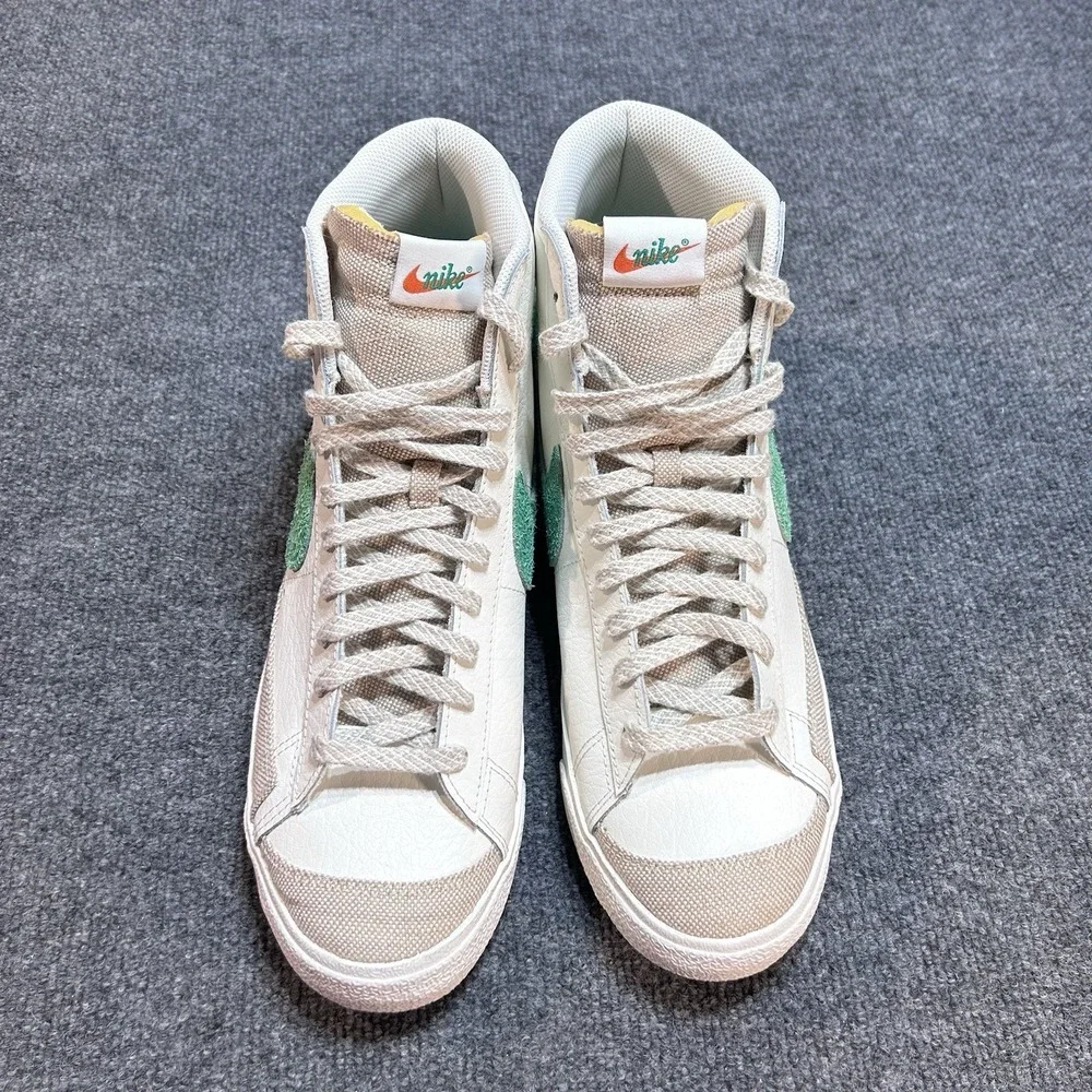 NIKE BLAZER MID '77 VNTG SAIL PINE GREEN VOLT BQ6806 Size 13